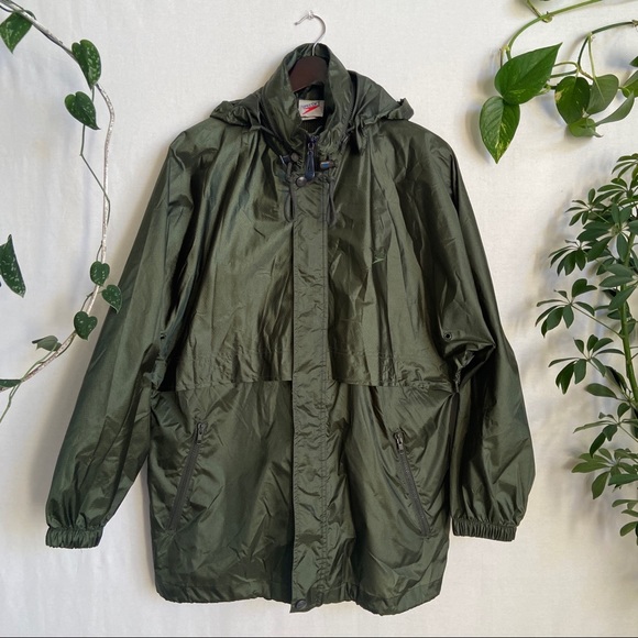 VINTAGE SPEEDO • Windbreaker Jacket Green XS - Picture 3 of 12